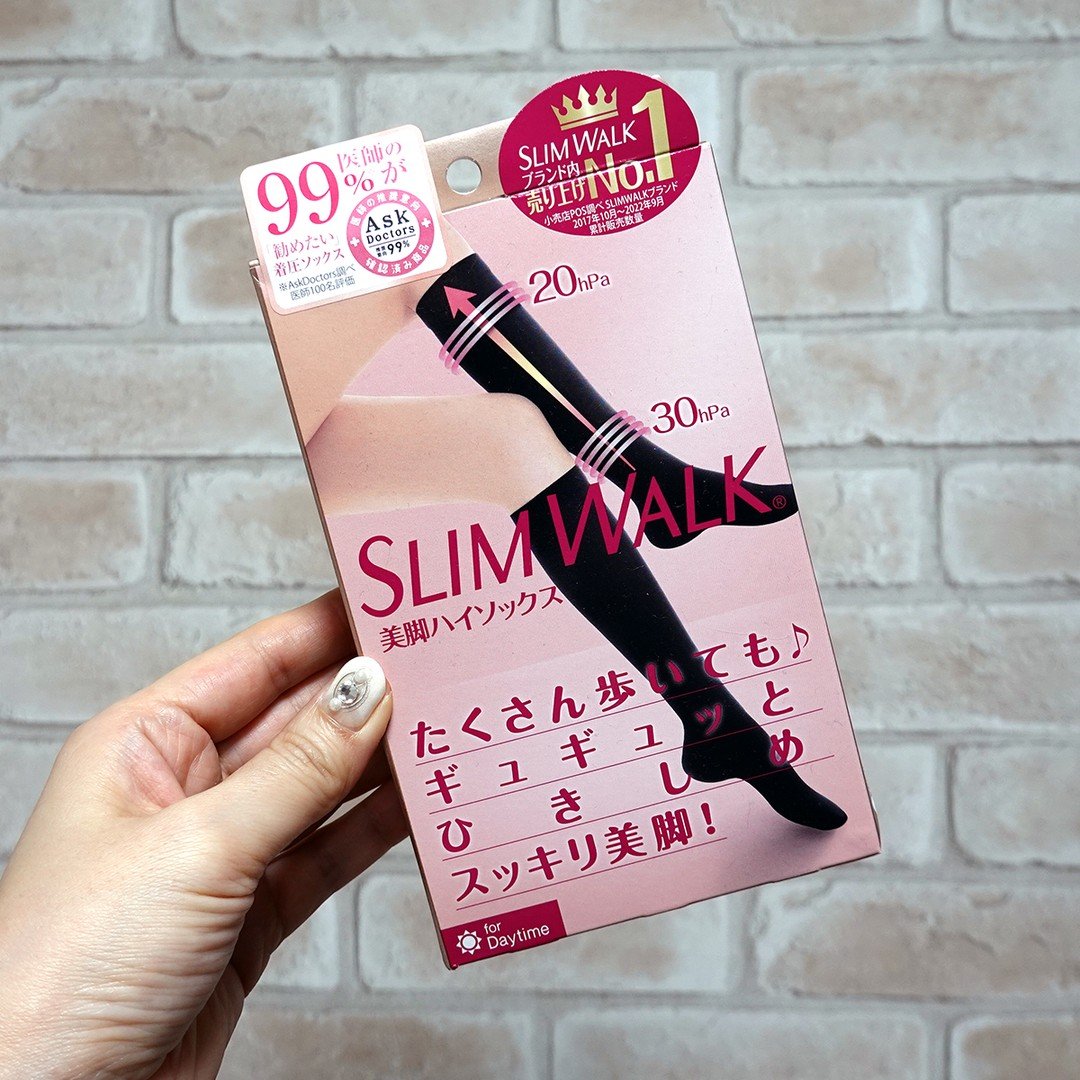 スリムウォーク 美脚ハイソックス/SLIMWALK/着圧ソックス・レギンスを使ったクチコミ（2枚目）