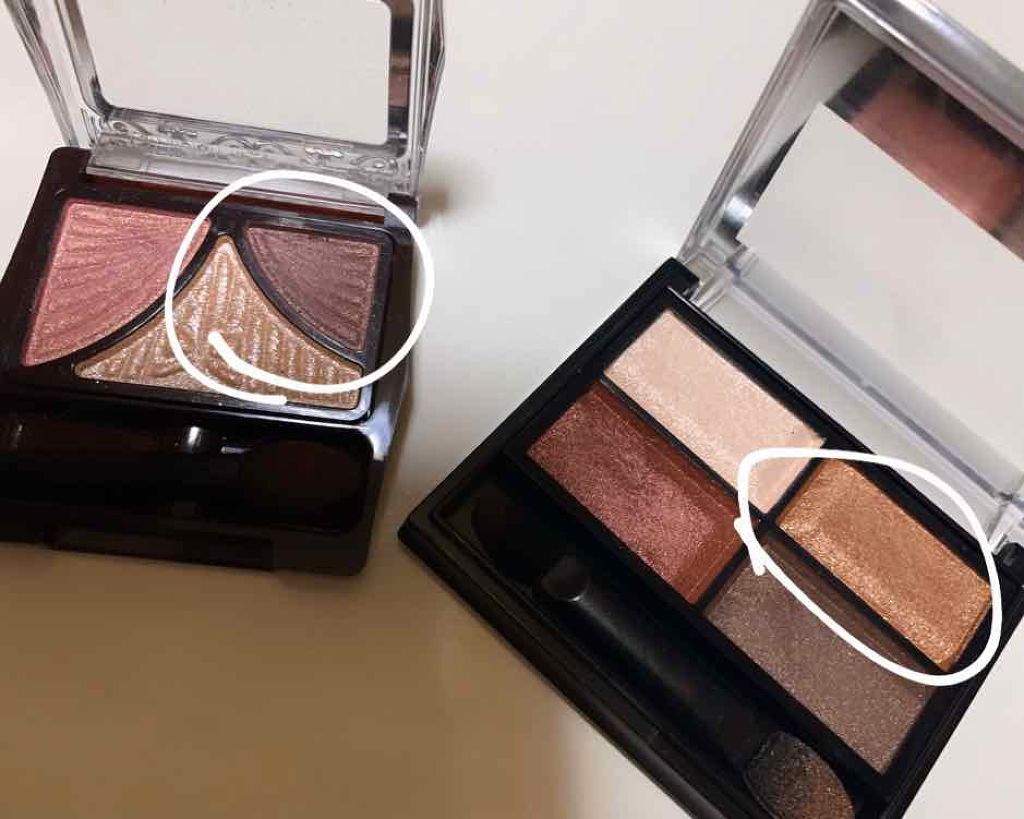 ジューシーピュアアイズ/キャンメイク/アイシャドウパレットを使ったクチコミ（2枚目）