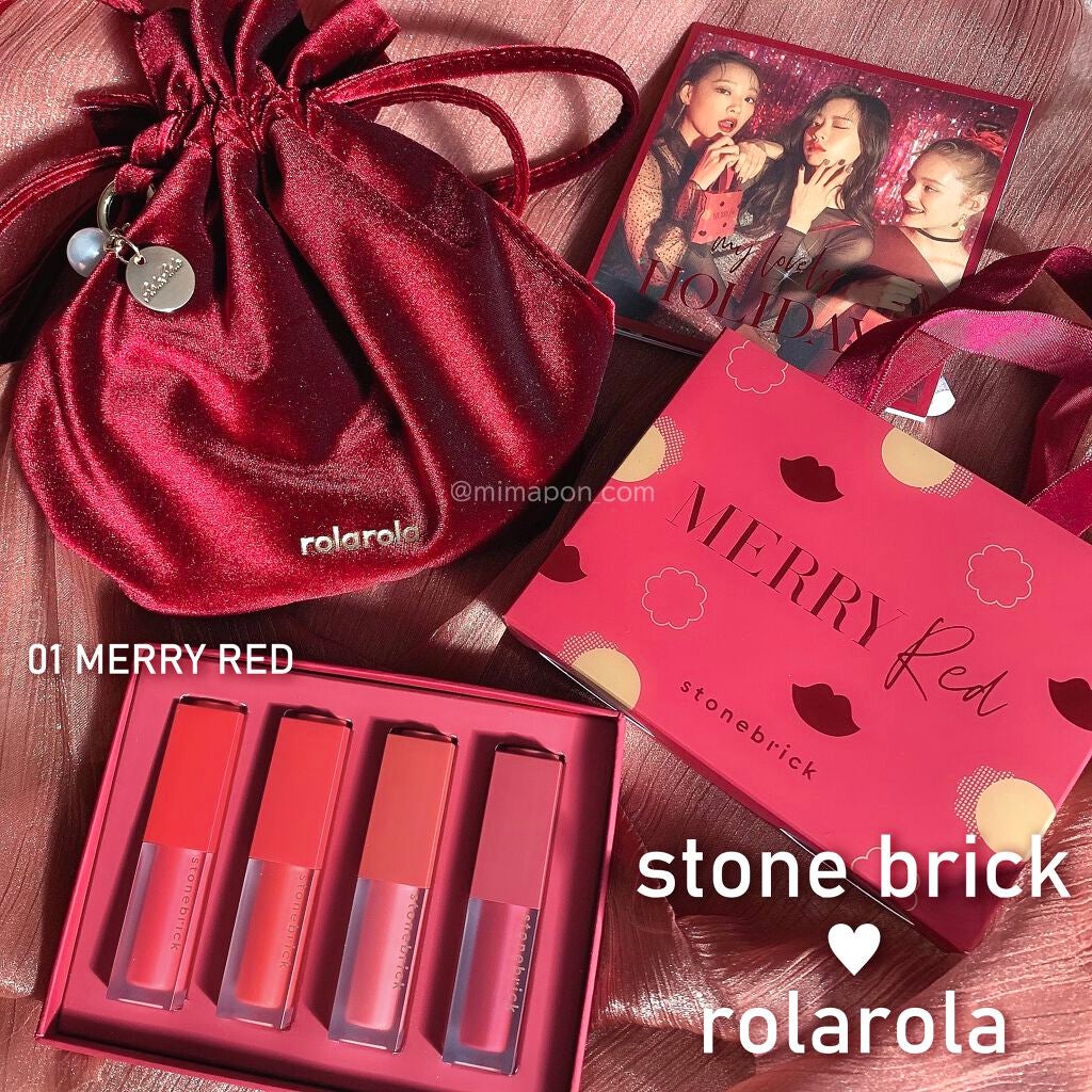 クリームベルベットティント/STONEBRICK/リップティントを使ったクチコミ(3枚目)