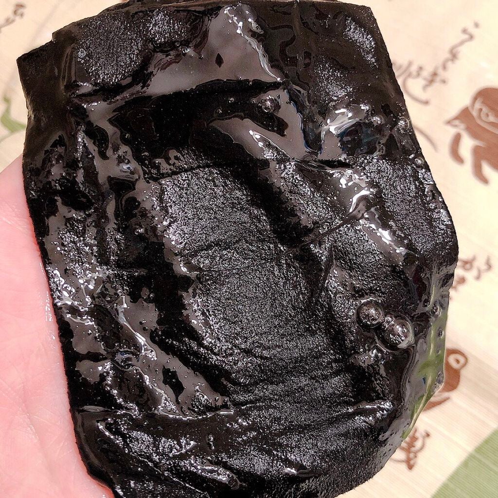 ピュアブラック アクアモイスチャー シートマスク/ALFACE+/シートマスク・パックを使ったクチコミ(2枚目)