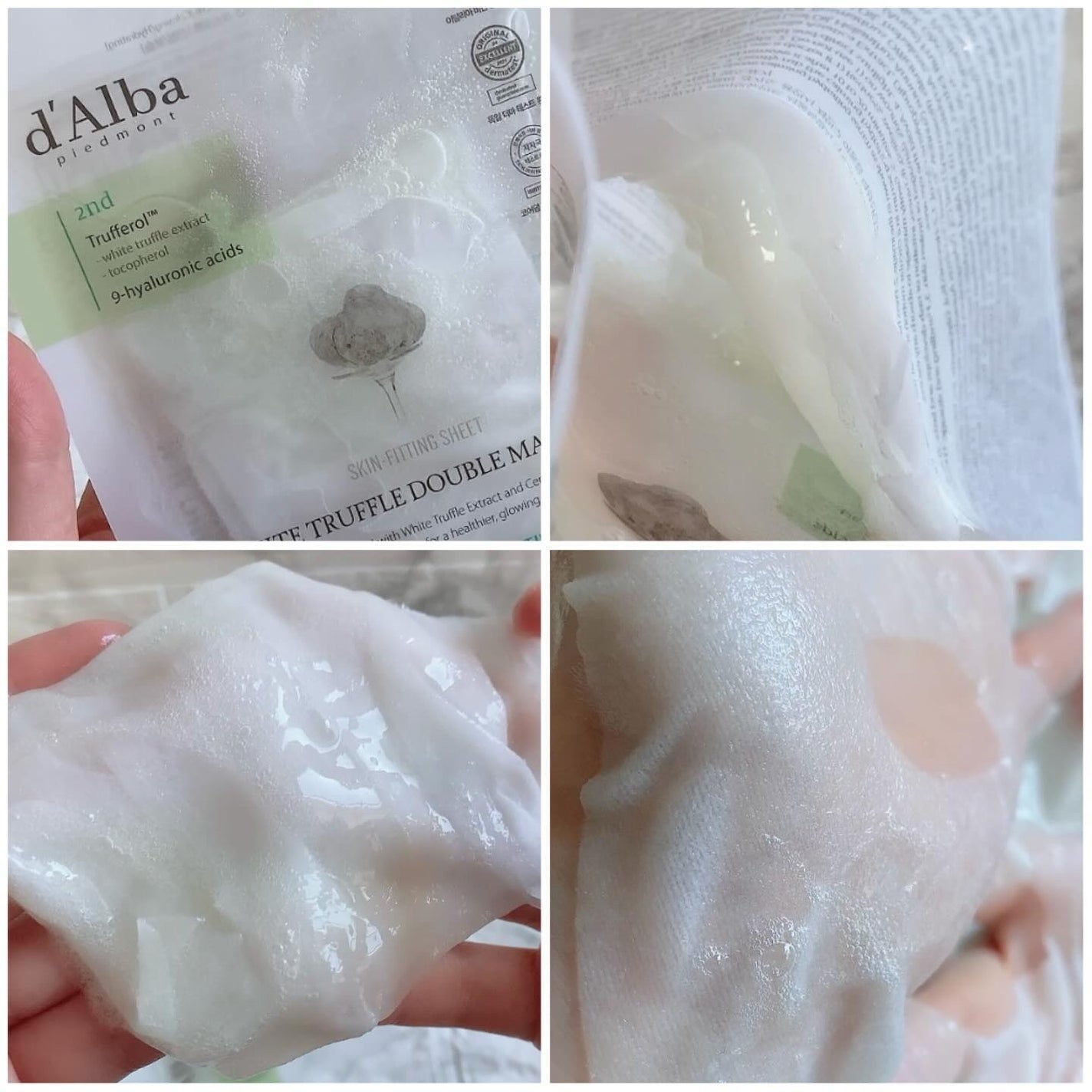 ホワイトトリュフダブルマスクパック(鎮静/保湿) /ダルバ/シートマスク・パックを使ったクチコミ(6枚目)
