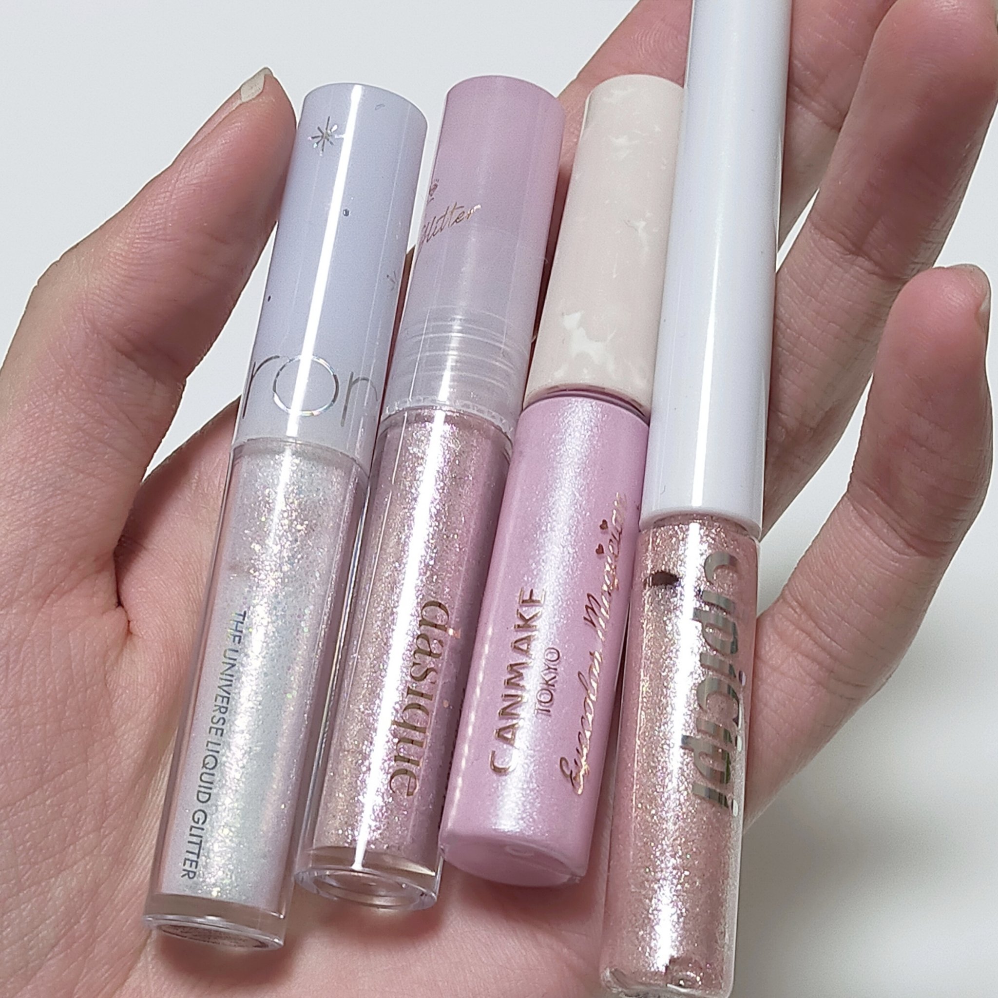 スターリットジュエルリキッドグリッター 08 ラブ フレーク/dasique/グリッターを使ったクチコミ（1枚目）