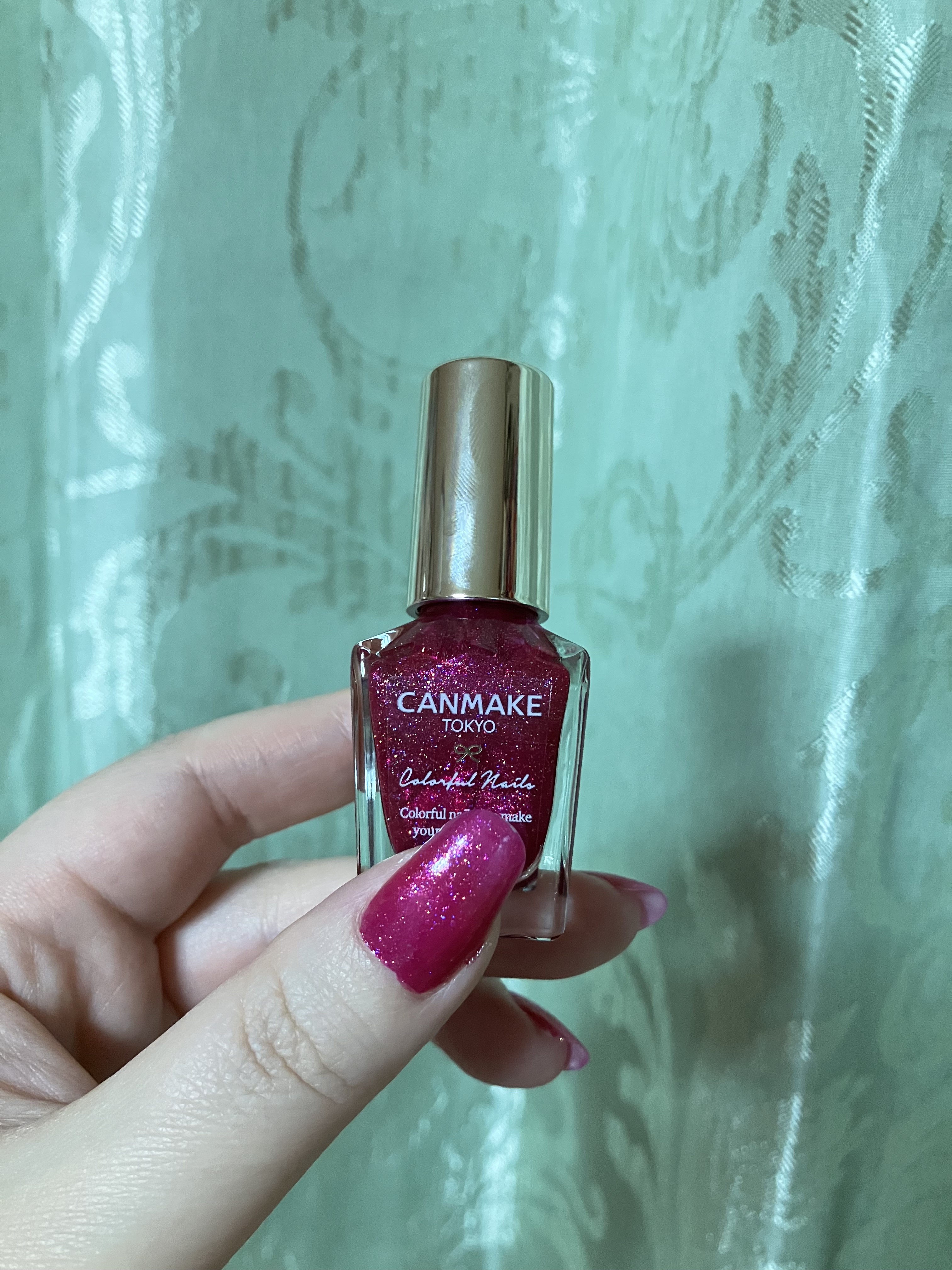 カラフルネイルズ N101 チャンキーミュール/キャンメイク/マニキュアを使ったクチコミ（1枚目）