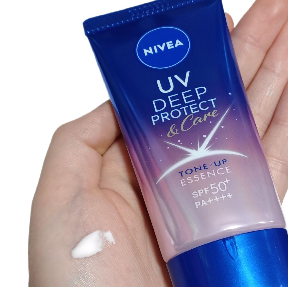 ニベアUV ディープ プロテクト＆ケア トーンアップ エッセンス/ニベア/日焼け止めローションを使ったクチコミ（3枚目）