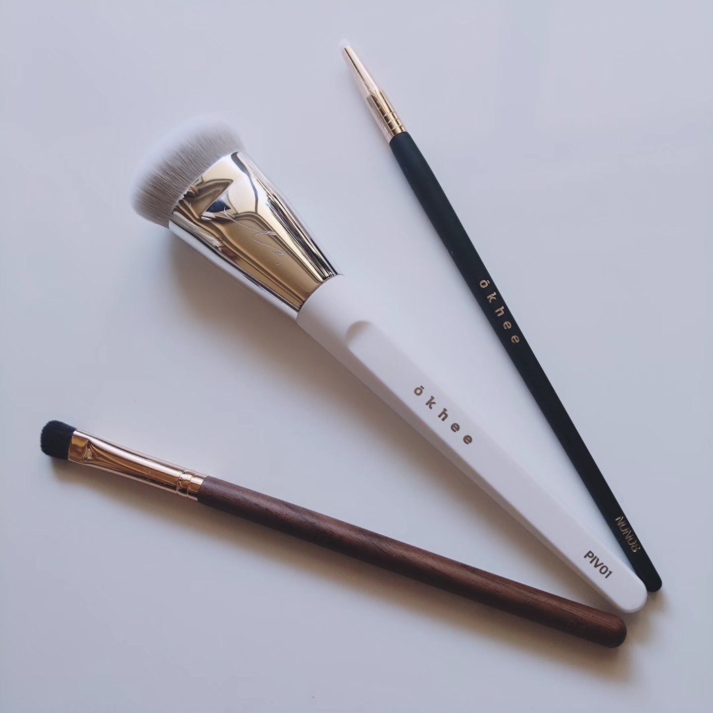 okhee 白玉ファンデーションブラシ/SOOA DOR/メイクブラシを使ったクチコミ（1枚目）