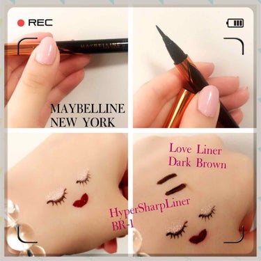 ハイパーシャープ ライナー R/MAYBELLINE NEW YORK/リキッドアイライナーを使ったクチコミ（1枚目）