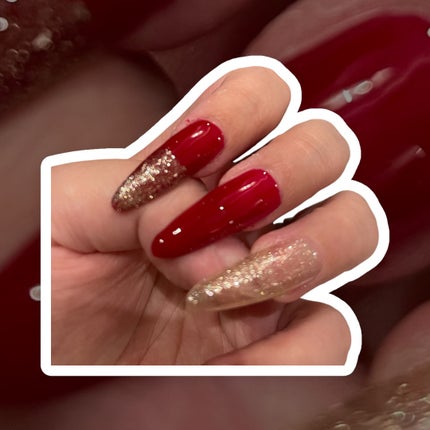 ノンワイプトップコート/セリア/ジェルネイルを使ったクチコミ(1枚目)