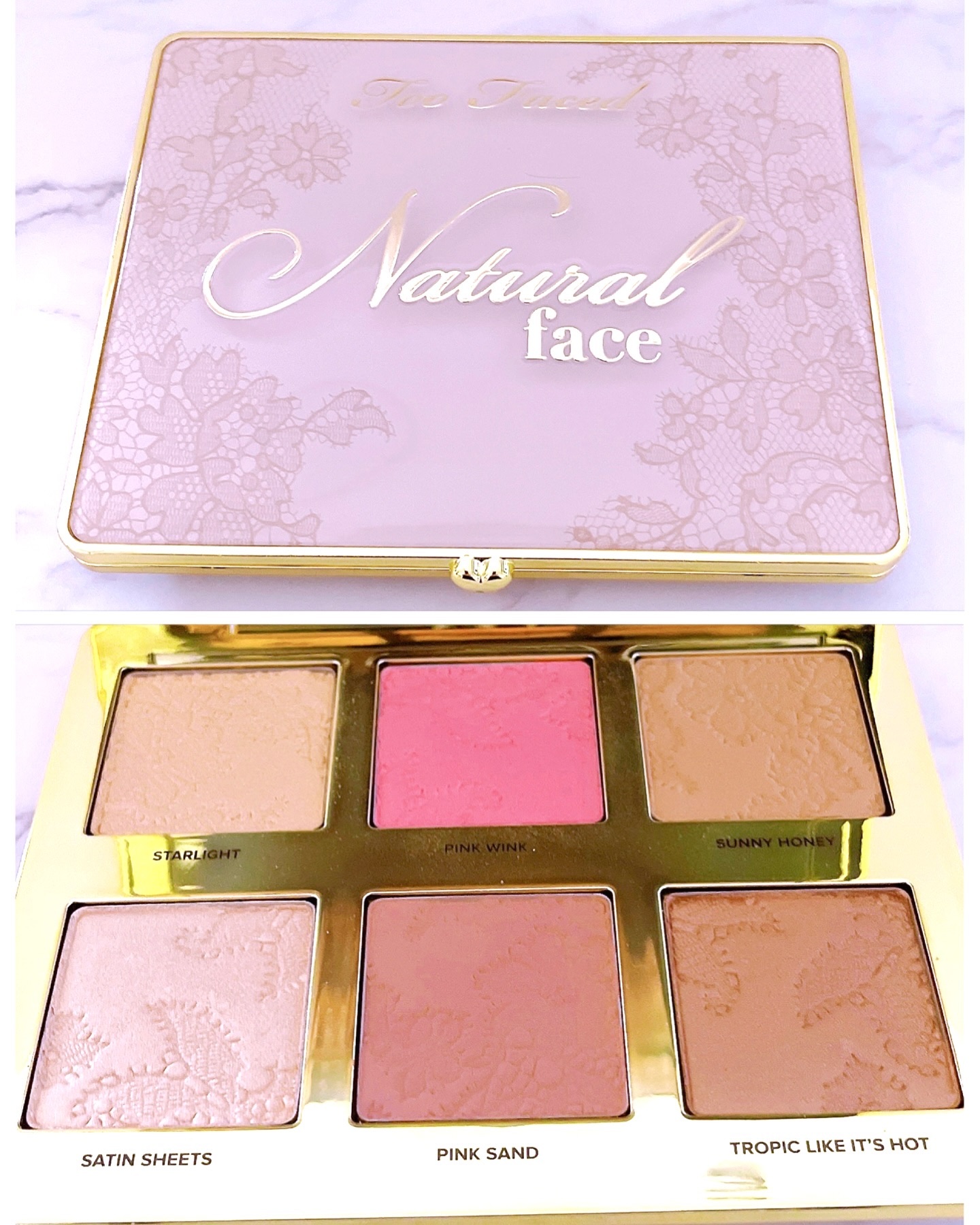 ナチュラル フェイス パレット/Too Faced/パウダーチークを使ったクチコミ（3枚目）