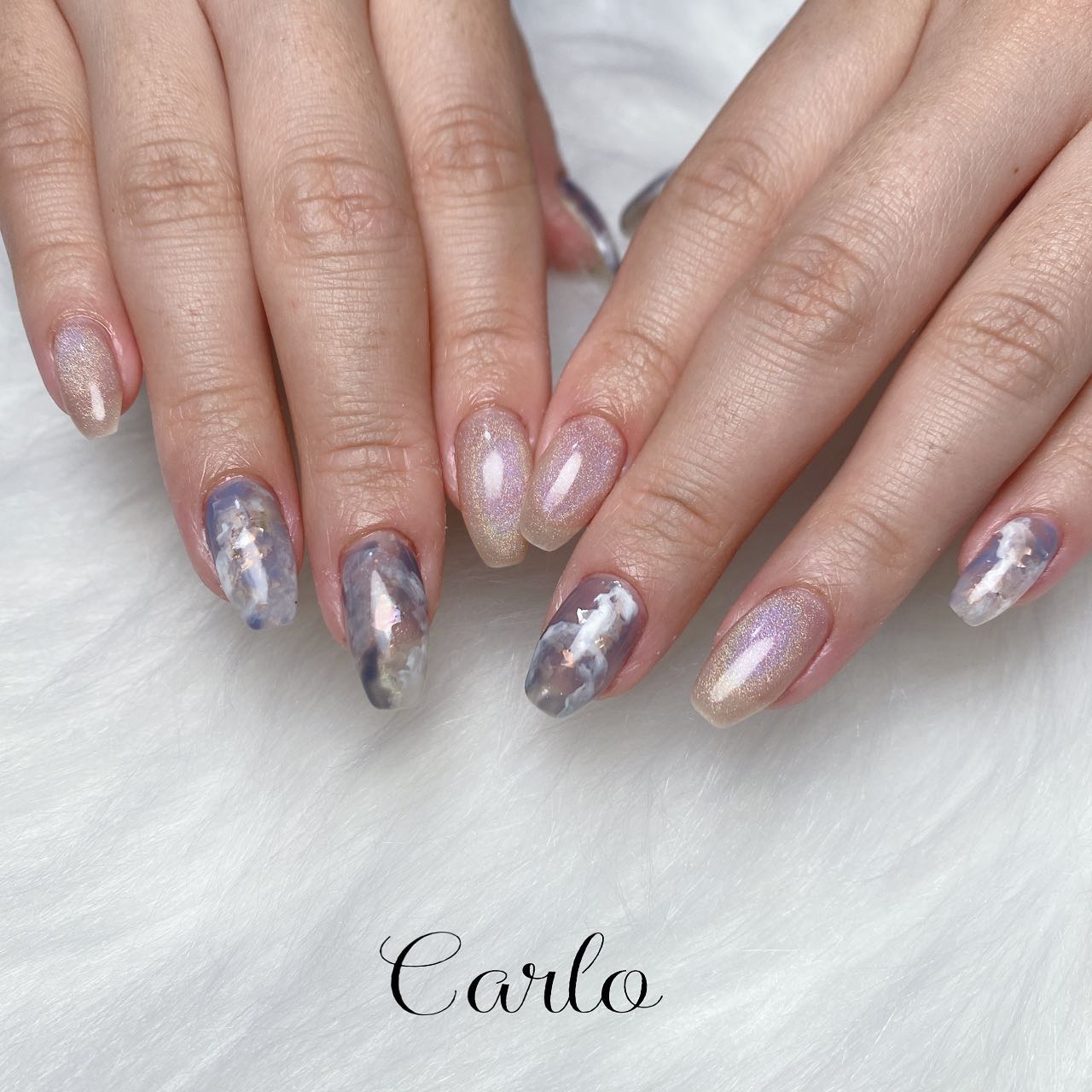 YUKA on LIPS 「【ニュアンスネイル】所沢市ネイルサロン|Carlo.定額デザイ..」(2枚目)