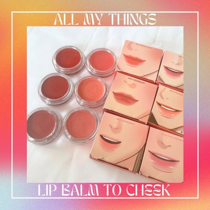 オールマイシングス トゥルービューティー リップバームトゥチーク/all my things/リップバームを使ったクチコミ(1枚目)