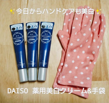 ナイトパック手袋/DAISO/ボディグッズを使ったクチコミ（1枚目）