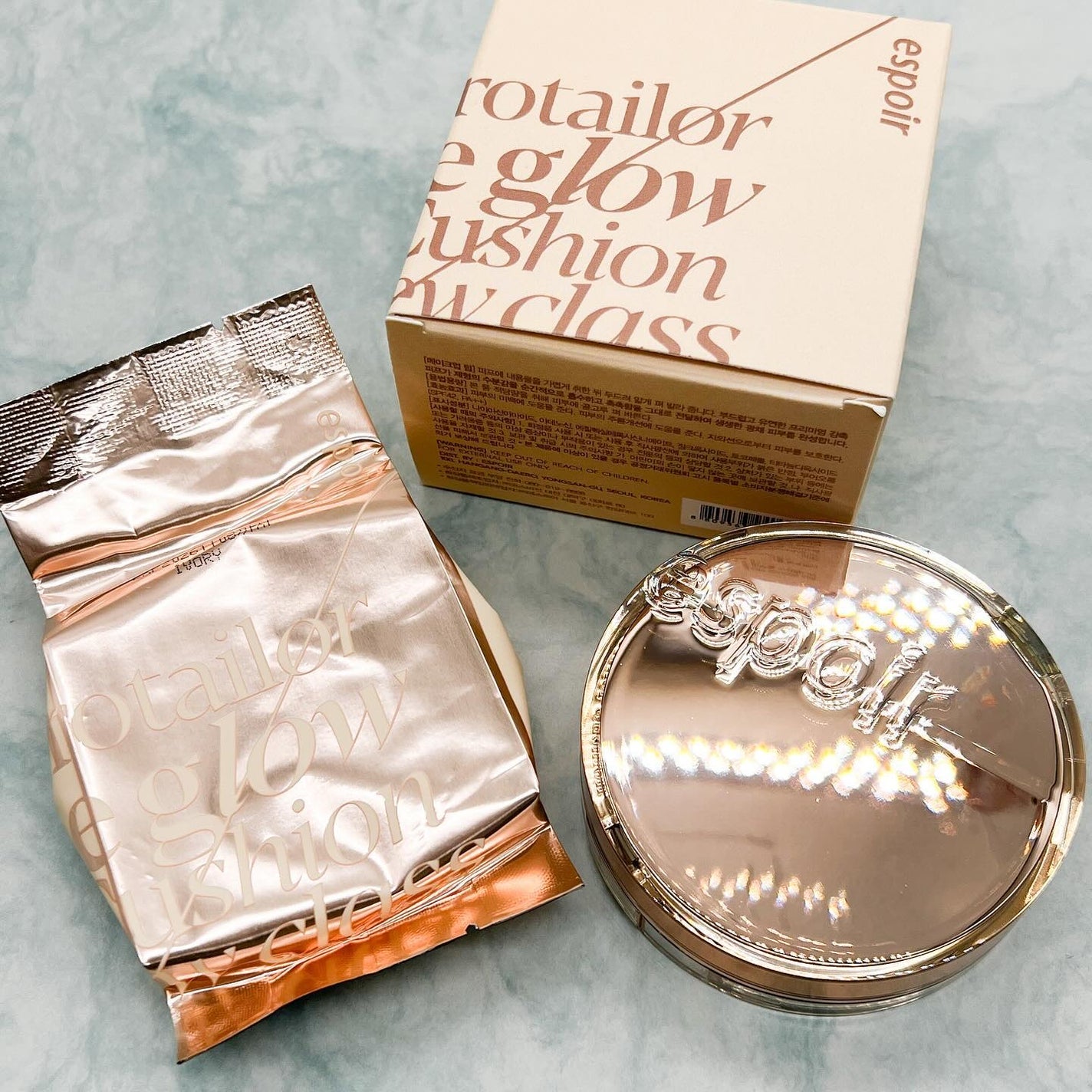 プロテーラービーグロウクッション ニュークラス/espoir/クッションファンデーションを使ったクチコミ(2枚目)