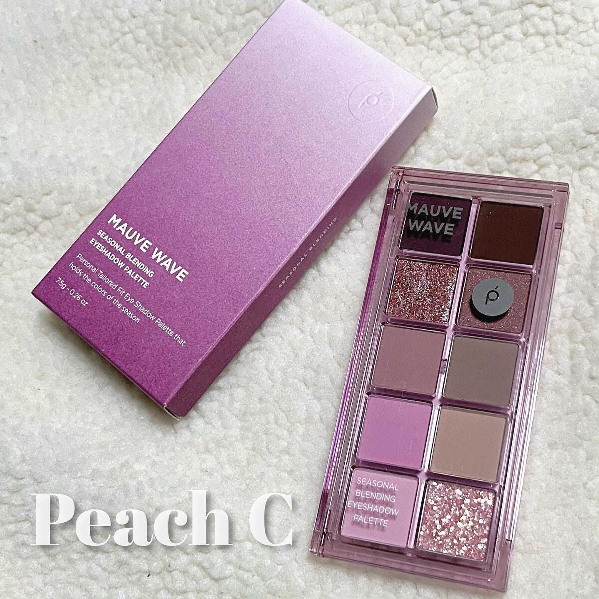 シーズナルブレンディングアイシャドウパレット/Peach C/アイシャドウパレットを使ったクチコミ(1枚目)