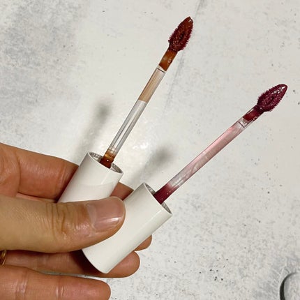 ムードインハンサーウォーターリキッドグロウ/hince/口紅を使ったクチコミ(2枚目)