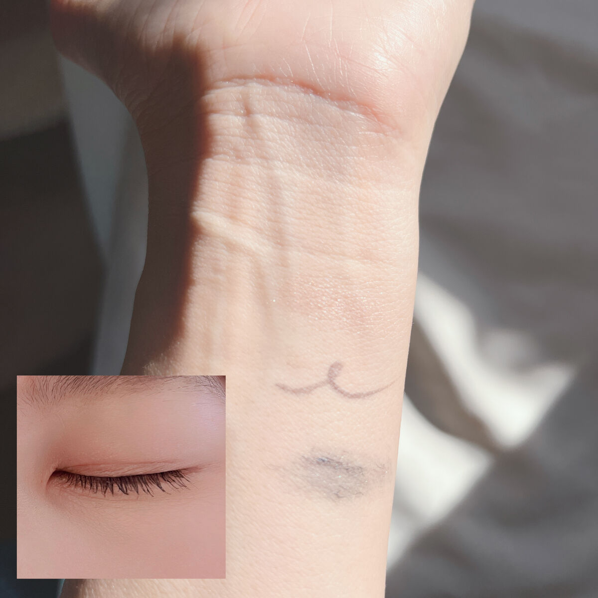 ニュアンスカラーマスカラ/BABYMEE/マスカラを使ったクチコミ（3枚目）