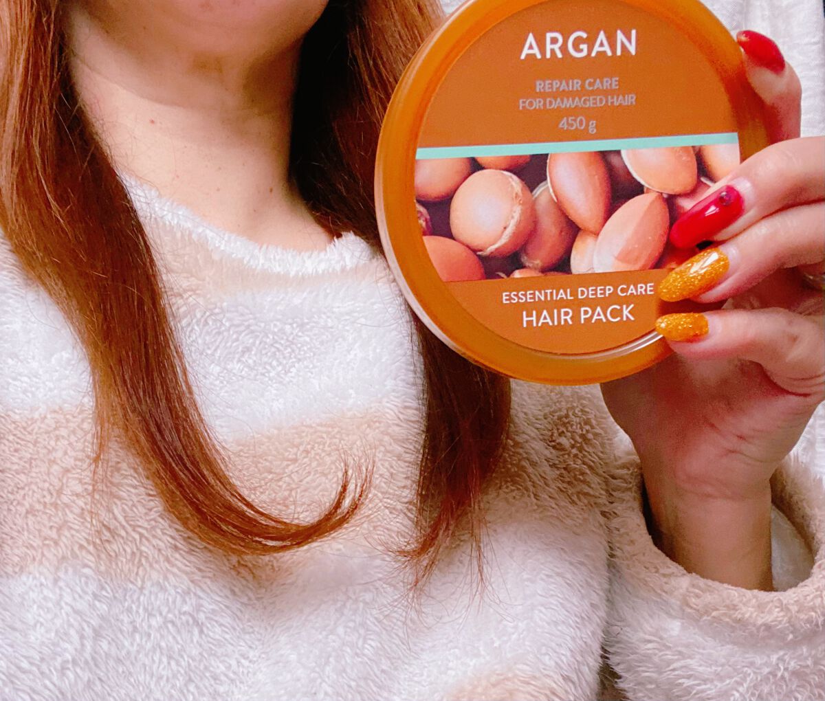 アルガンエッセンシャル ディープケアヘアパック/ネイチャーリパブリック/ヘアマスク・ヘアパックを使ったクチコミ(6枚目)