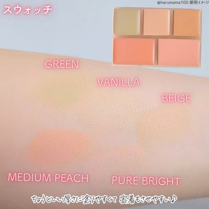 コンシールブレンダーパレット/LUNA/パレットコンシーラーを使ったクチコミ(4枚目)