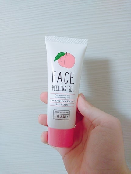 フェイスピーリングジェル ピーチの香り/DAISO/ピーリングを使ったクチコミ(1枚目)