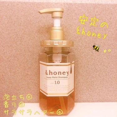 ディープモイスト シャンプー1.0／ヘアトリートメント2.0/&honey/シャンプー・コンディショナーを使ったクチコミ（1枚目）