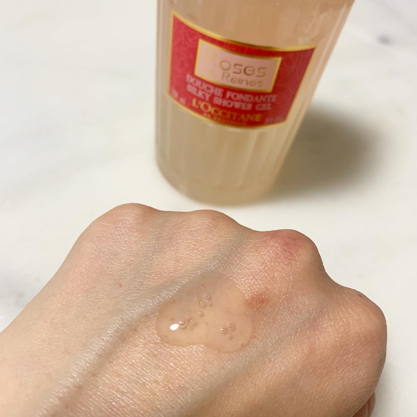 ローズ シャワージェル/L'OCCITANE/ボディソープを使ったクチコミ（2枚目）