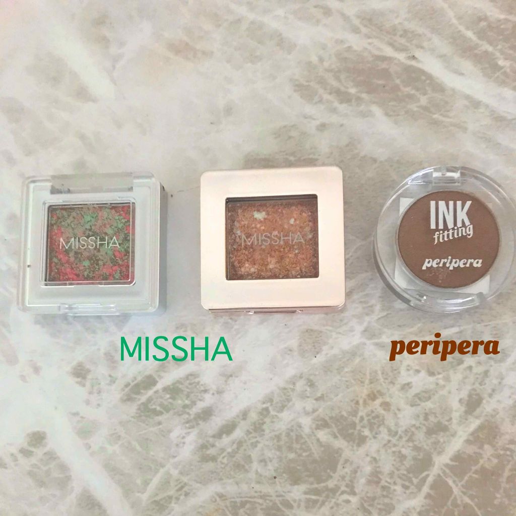 グリッタープリズム シャドウ/MISSHA/グリッターを使ったクチコミ（1枚目）