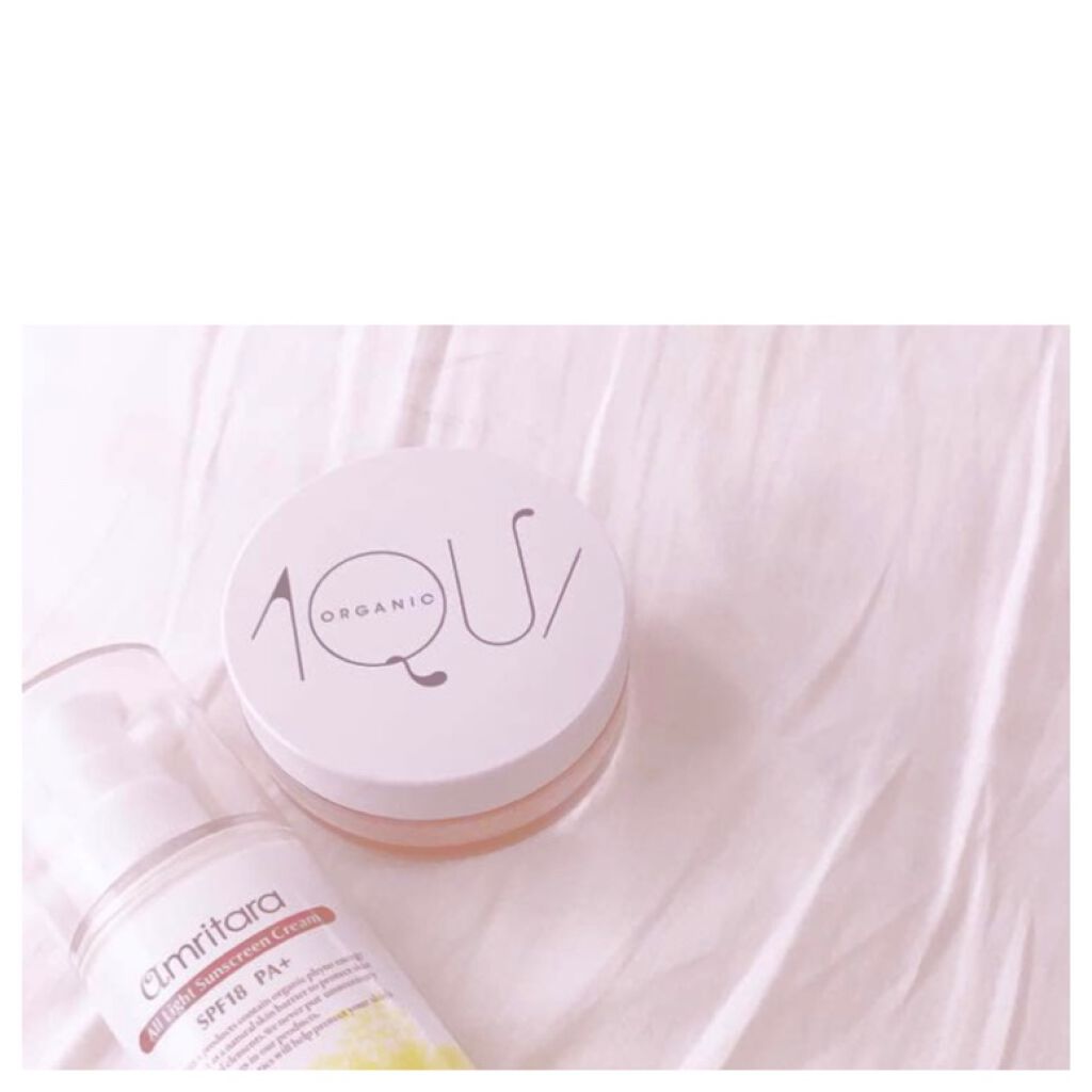 オーガニックフェイスパウダーUV パールピンク/アクア・アクア/ルースパウダーを使ったクチコミ（1枚目）