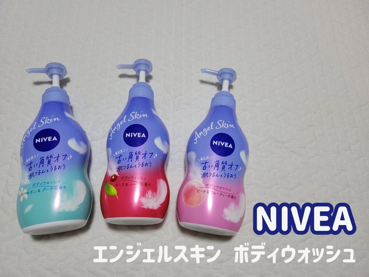 エンジェルスキン ボディウォッシュ サボン&ブーケの香り/ニベア/ボディソープを使ったクチコミ(1枚目)