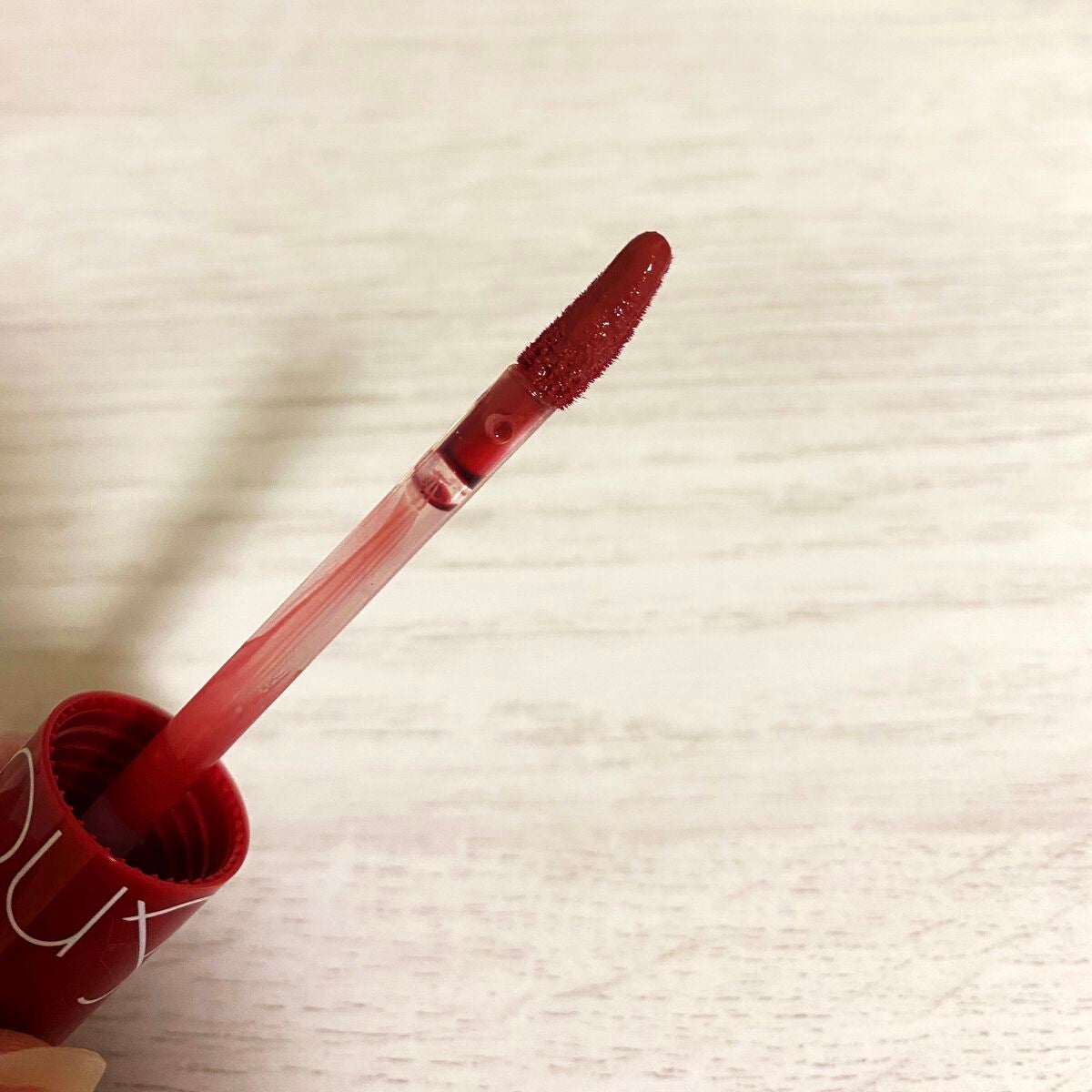 ジューシーラスティングティント/rom&nd/リップティントを使ったクチコミ(2枚目)