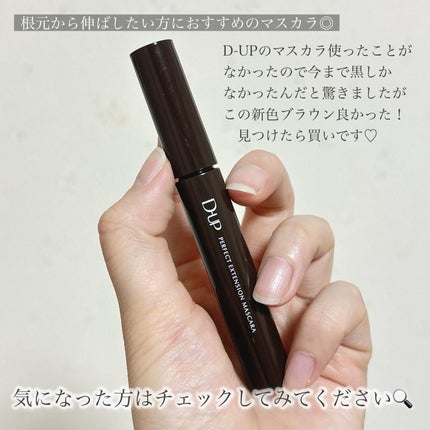 パーフェクトエクステンション マスカラ/D-UP/マスカラを使ったクチコミ(6枚目)