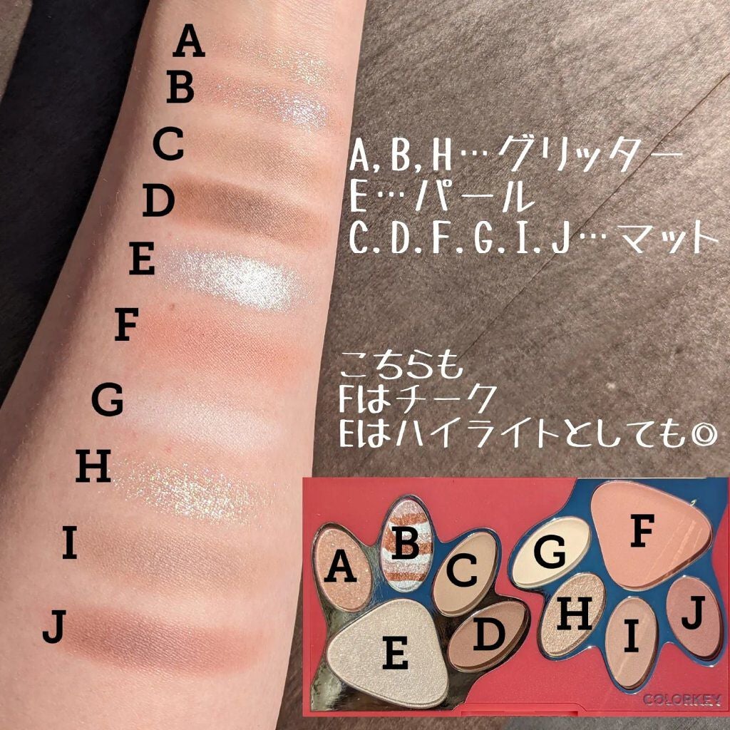 のぶみ on LIPS 「【リップがバズったcolorkeyから激カワアイシャドウパレッ..」(6枚目)
