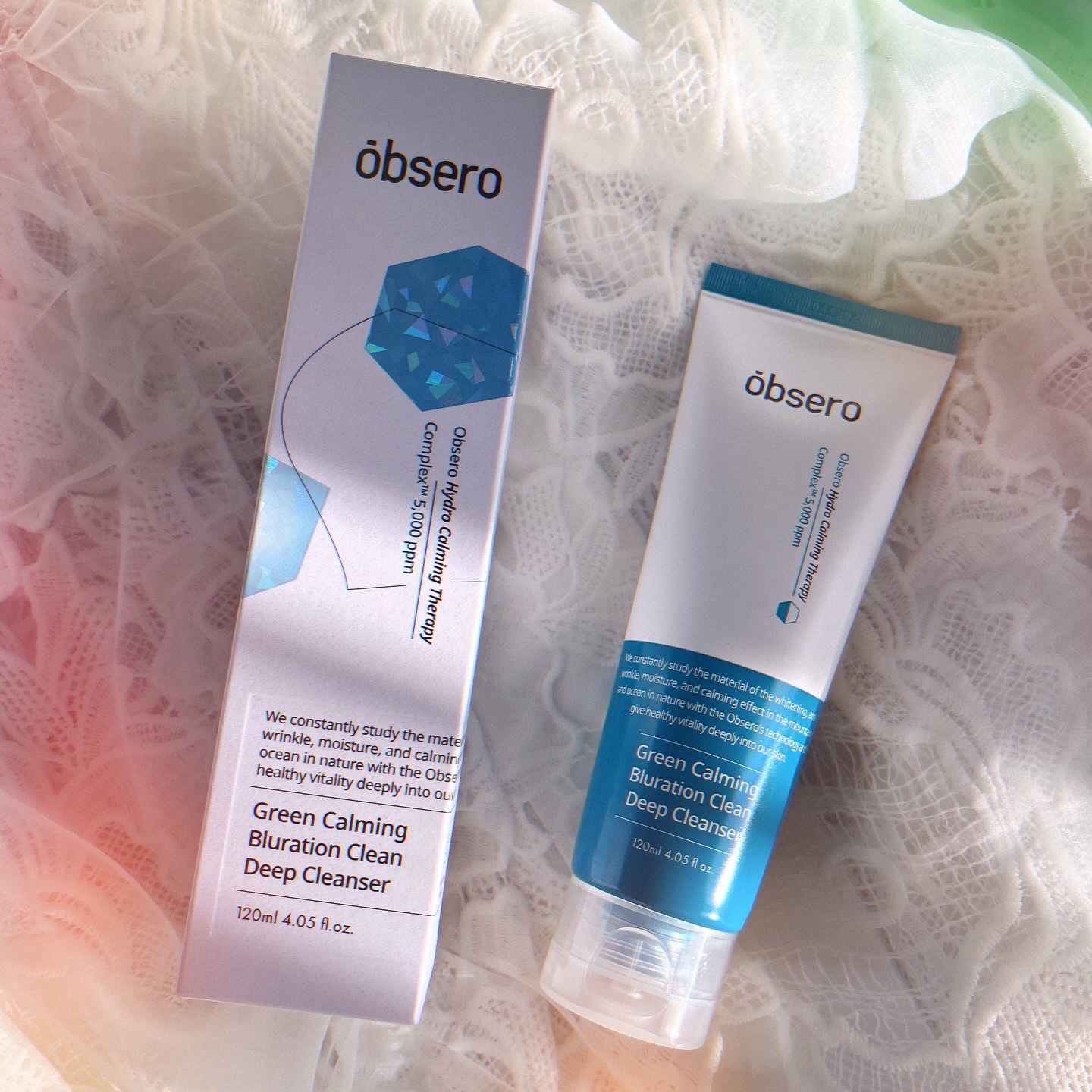 グリーンカーミングブルーレーションクリーンクーリムプラス/obsero/フェイスクリームを使ったクチコミ（2枚目）