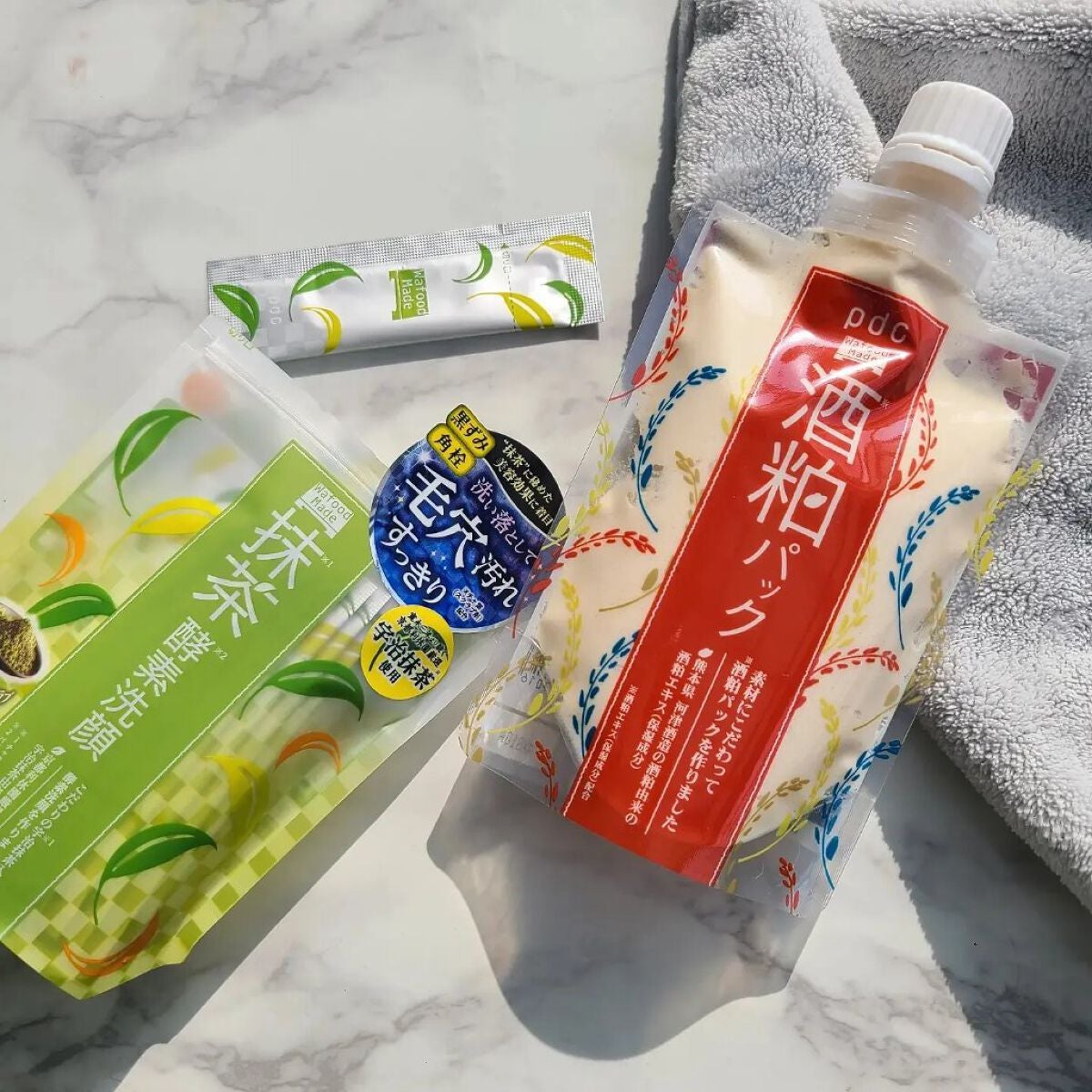 ワフードメイド 宇治抹茶酵素洗顔/pdc/洗顔パウダーを使ったクチコミ(1枚目)