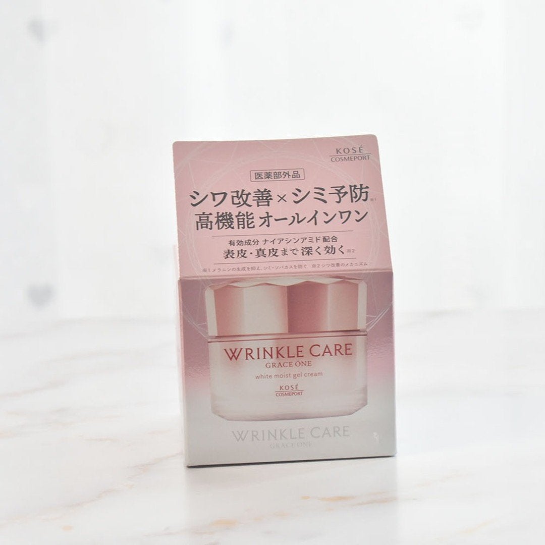 リンクルケア ホワイト モイストジェルクリーム/グレイスワン/オールインワン化粧品を使ったクチコミ(2枚目)