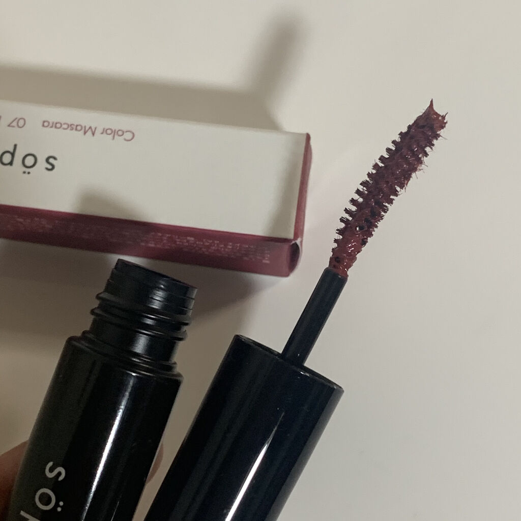 カラーマスカラ/sopo/マスカラを使ったクチコミ（3枚目）