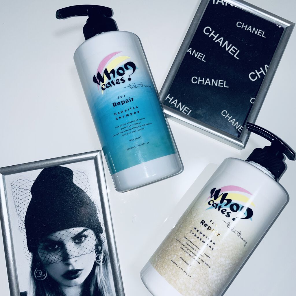 ハワイアンシャンプー＆トリートメント ＜リペア＞/who cares?/市販シャンプーを使ったクチコミ（1枚目）