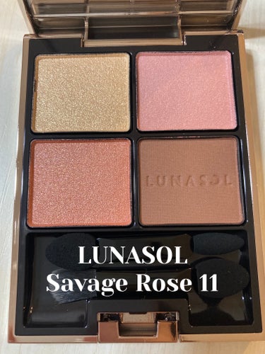 アイカラーレーション 11 Savage Rose/LUNASOL/アイシャドウパレットを使ったクチコミ（1枚目）