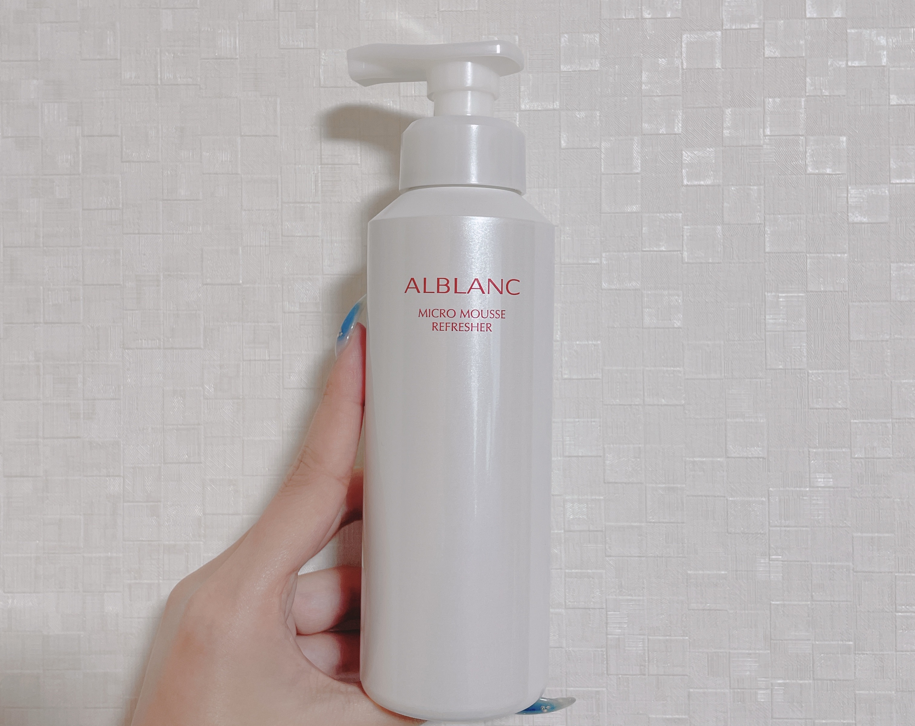 マイクロムース リフレッシャー/ALBLANC/泡洗顔を使ったクチコミ（1枚目）