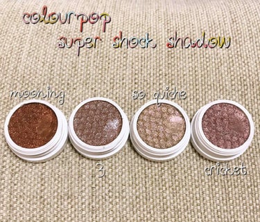 Super Shock Shadow/ColourPop/シングルアイシャドウを使ったクチコミ（1枚目）