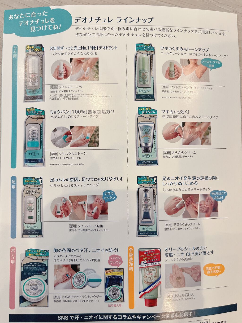 薬用ソフトストーンW/デオナチュレ/デオドラント・制汗剤を使ったクチコミ(3枚目)