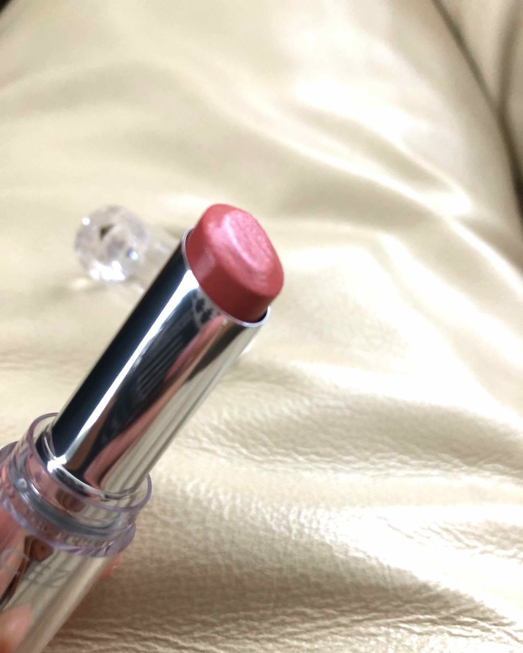 ラスティンググロスリップ/CEZANNE/口紅を使ったクチコミ（2枚目）