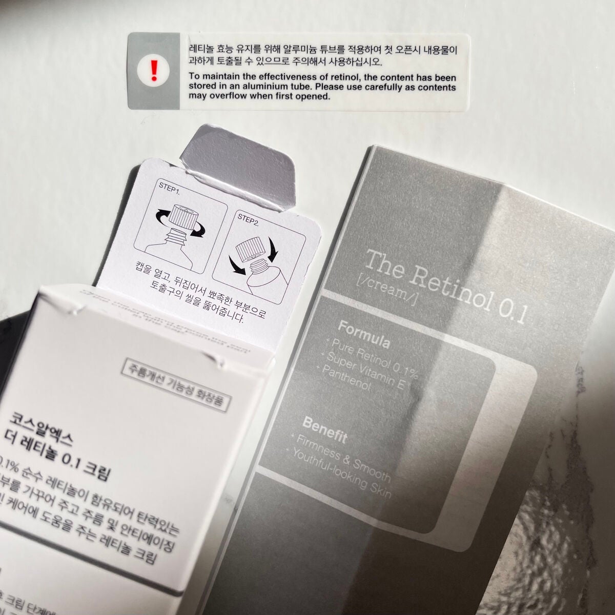 RXザ・レチノール0.1クリーム/COSRX/フェイスクリームを使ったクチコミ(6枚目)
