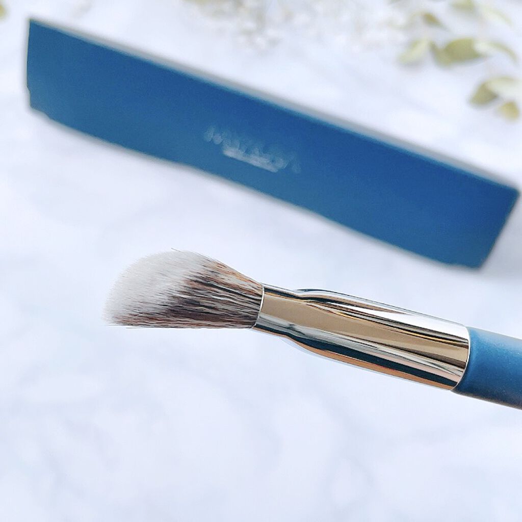 119 カーブファンデーションブラシ/MYAURA/メイクブラシを使ったクチコミ（3枚目）