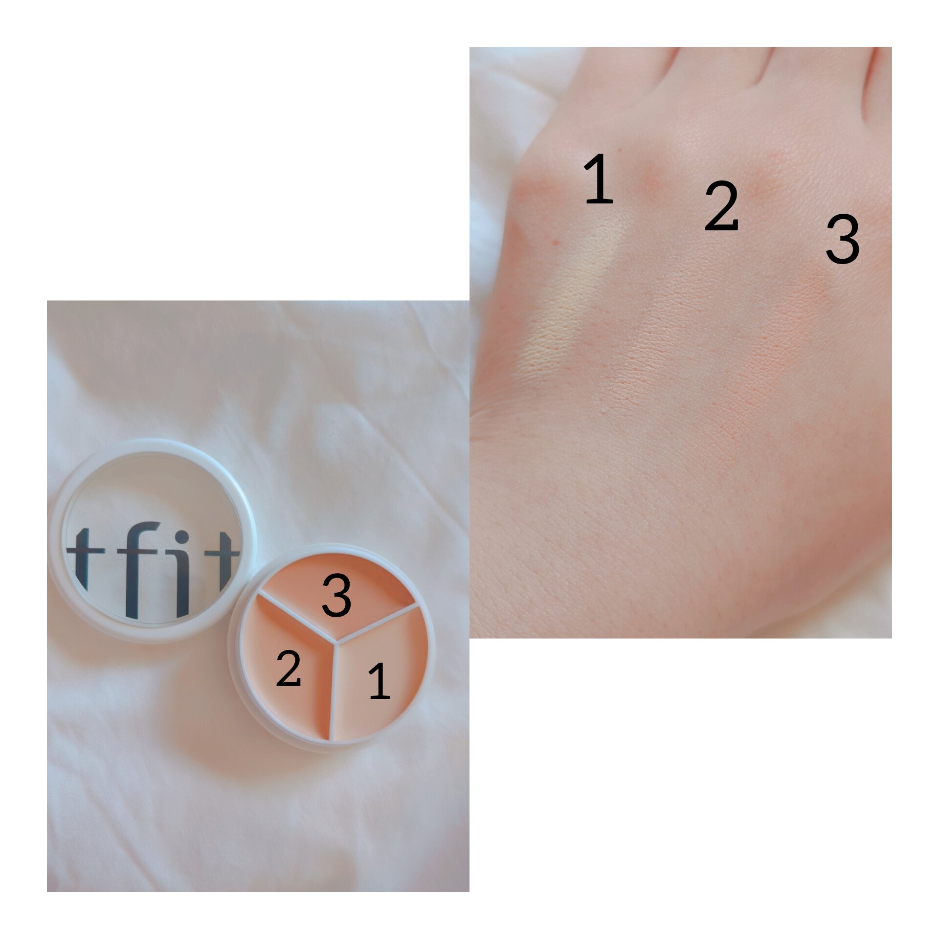 カバーアッププロコンシーラー/TFIT/パレットコンシーラーを使ったクチコミ（3枚目）