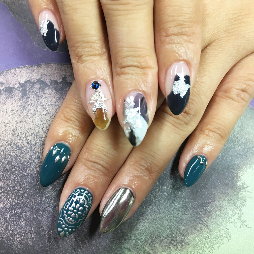 706 ショートライナースリムブラシ/b-r-s（ブルーシュ）/ネイル用品を使ったクチコミ（2枚目）