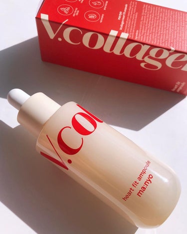 manyo
Vcollagen heart fit ampoule

Vコラーゲンハートフィットアンプル
□肌環境に類似したヴィーガンコラーゲンエキス
　54% 配合
□4種のコラーゲン有効成をカプセル