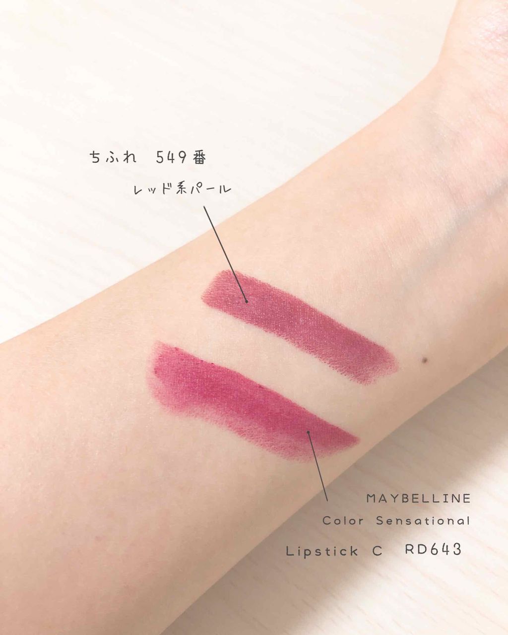 口紅（詰替用）/ちふれ/口紅を使ったクチコミ（2枚目）