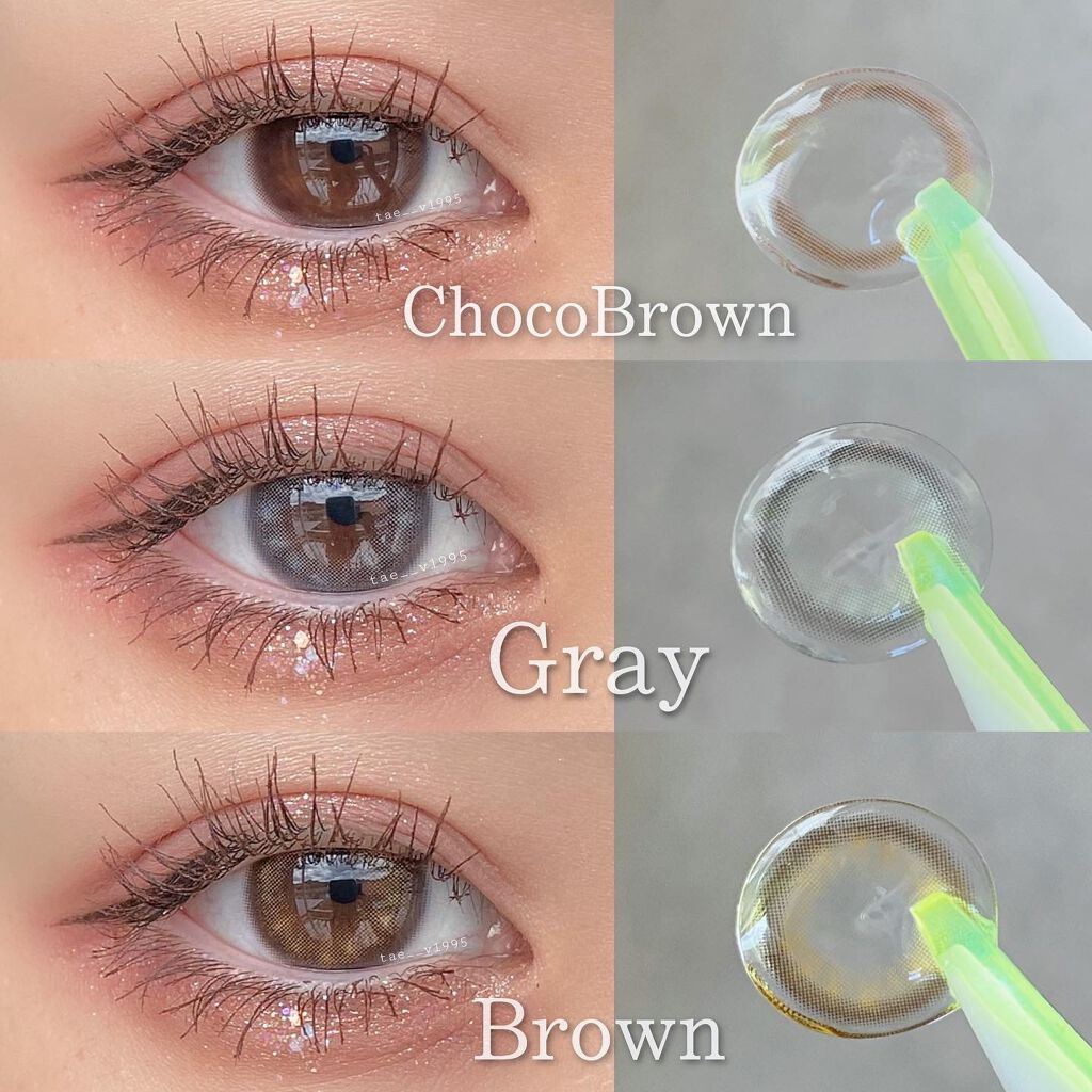 EyeTeen Choco Brown(アイティーンチョコブラウン)/OLENS/カラーコンタクトレンズを使ったクチコミ（3枚目）