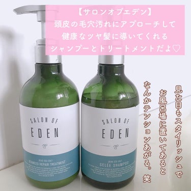 サロンオブエデン ジュレ シャンプー Ｍ／トリートメント Ｍ		/SALON OF EDEN/シャンプー・コンディショナーを使ったクチコミ（2枚目）