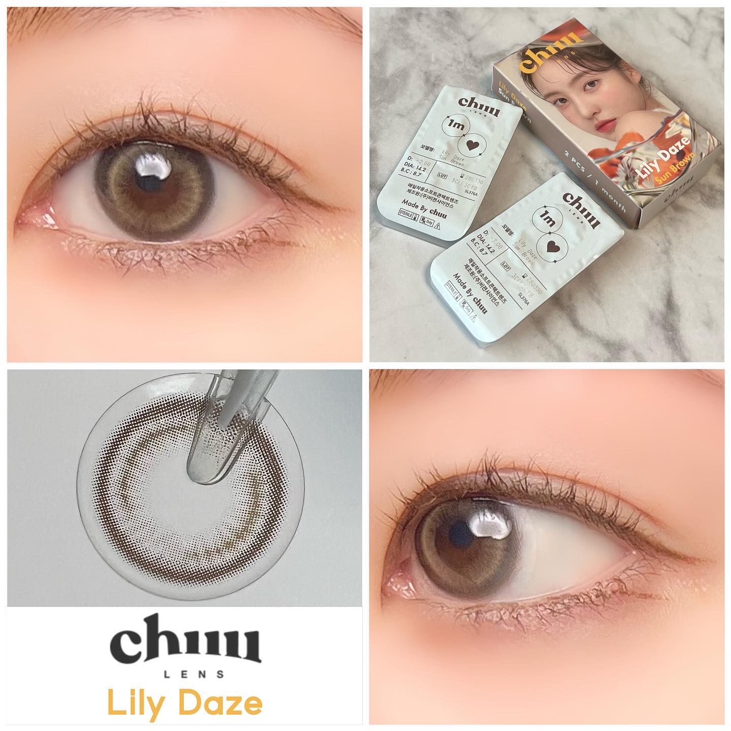 Lily Daze/chuu LENS/ワンデー（１DAY）カラコンを使ったクチコミ（1枚目）