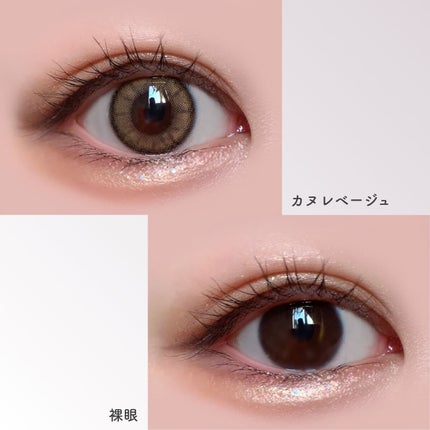 PAN太@フォロバ on LIPS 「【イエベさん優勝🥇】新色の細フチベージュカラコン!カラコン通販..」(7枚目)